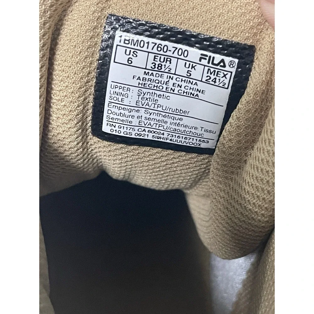 Fila Grant Hill 2 Metallic Size 6 Mens‎ Gold Athletic Basketball Shoes S-53 - Picture 7 of 7